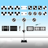 ADAS calibration tool for car camera and radar installing on the windshield