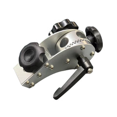 Heavy Duty Stainless Steel Stand Grip Head, 21.3mm And 19.3mm Dual Hole Mounting Universal Clip