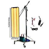 Support de lampe de nivellement professionnel pour réparation de bosses sans peinture, avec éclairage de support réglable librement, rangement portable