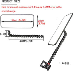 50*20cm Large Light Panel Car Dent PDR Light, Optional With Two 3000 MAh Batteries And A Fast Charging Dock ,9 Light Styles Adjustment, Paintless Dent Repair Tool ,Car Dent Light Board ,Car Dent Tools