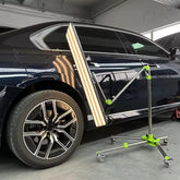 Heavy Duty Three Folds PDR Lamp Stand Car Dents Repair Leveling Lights Repair Tools LED Light Reflector 100*25cm Light Board