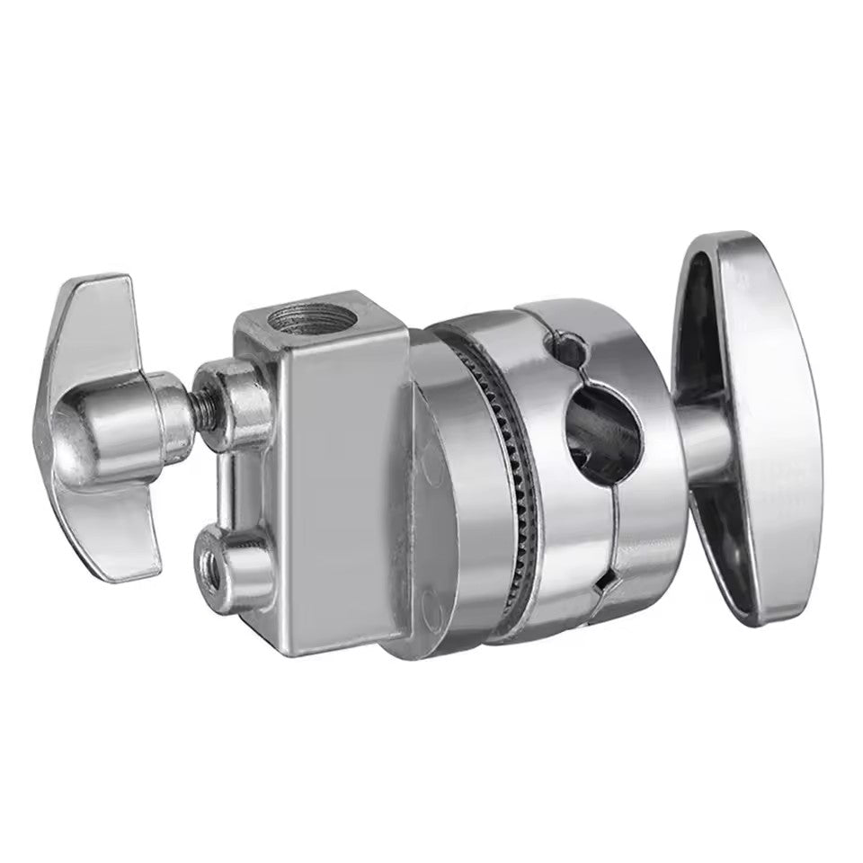 Heavy Duty Stainless Steel Stand Grip Head 4 Hole Diameter with 4mm, 11mm, 15mm, 16mm Mounting Universal Clip Suitable for C-Mou