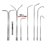 Углеродный ручной крюк для ремонта вмятин в стекле двери, регулируемая длина