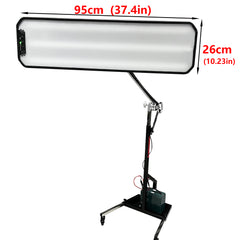 Luce PDR pesante, lampada LED PDR, pannello riflettore, strumenti di riparazione ammaccature, pannello riflettore luce LED con supporto regolabile, set di attrezzi manuali, batteria non inclusa