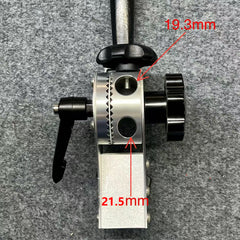 Heavy Duty Stainless Steel Stand Grip Head, 21.3mm And 19.3mm Dual Hole Mounting Universal Clip