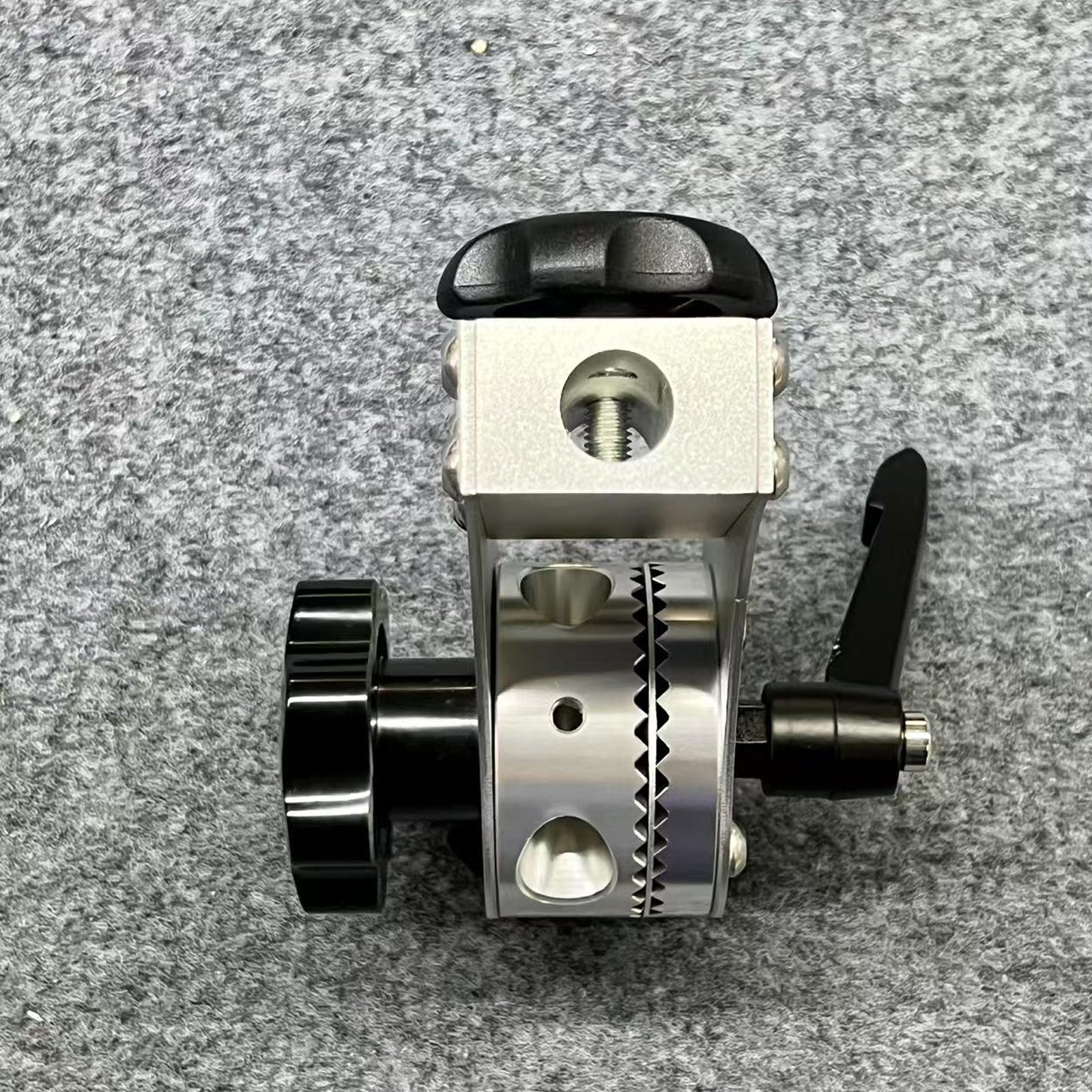 Heavy Duty Stainless Steel Stand Grip Head, 21.3mm And 19.3mm Dual Hole Mounting Universal Clip