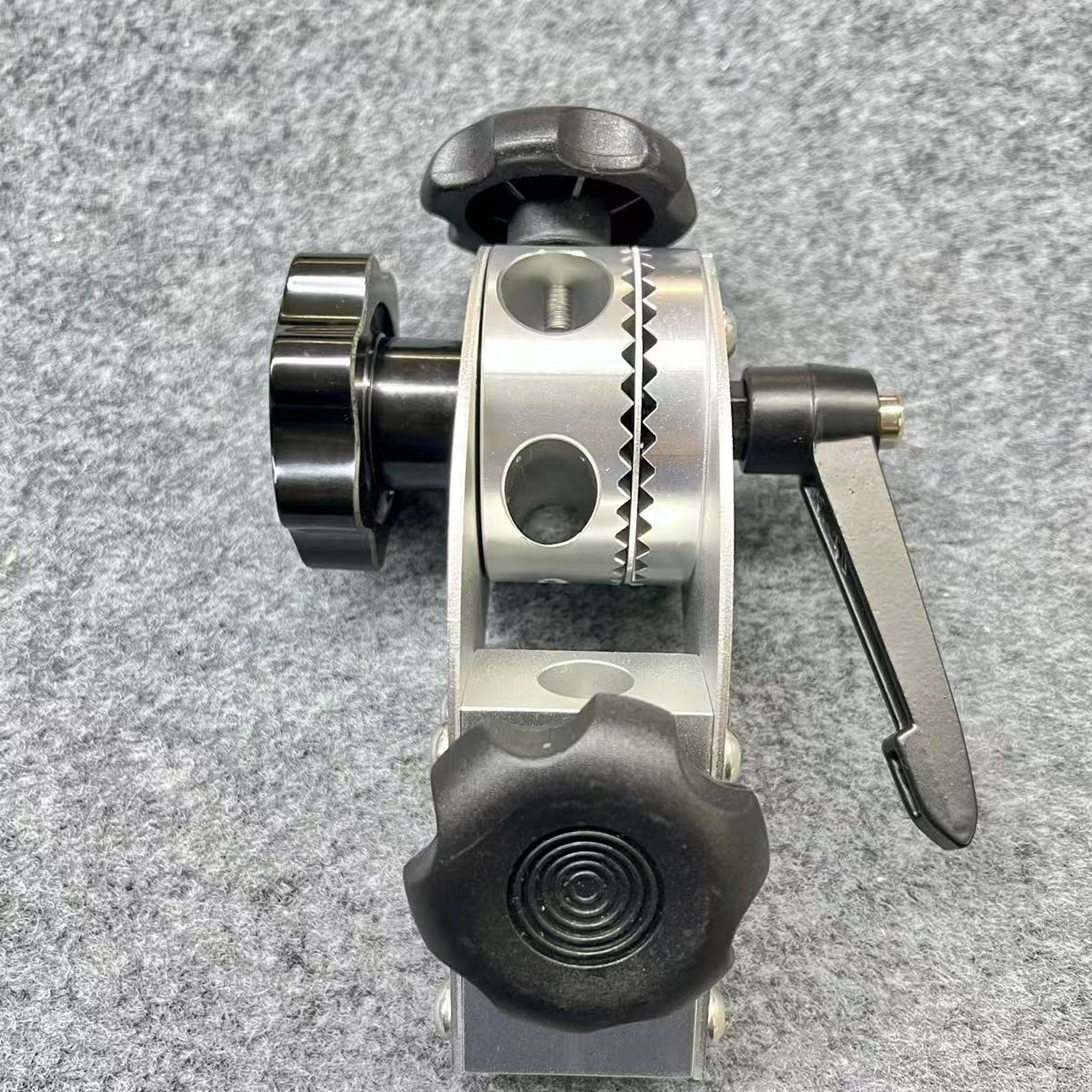 Heavy Duty Stainless Steel Stand Grip Head, 21.3mm And 19.3mm Dual Hole Mounting Universal Clip