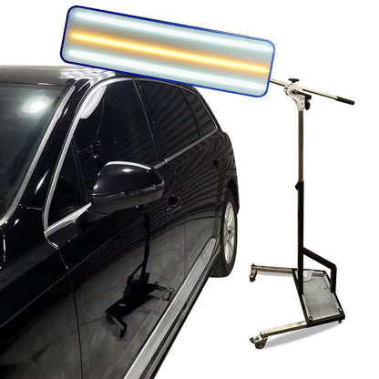 Heavy Duty PDR Light Includes Light Stand PDR LED Lamp Reflector Board Dent Repair Tools LED Light Reflection Board With Adjustable Battery Not Included
