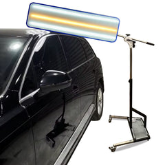 Heavy Duty PDR Light Includes Light Stand PDR LED Lamp Reflector Board Dent Repair Tools LED Light Reflection Board With Adjustable Battery Not Included