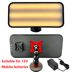 Auto Body Dent Detection Lamp With Adjustable Magnet Holder Small Paintless Dent Repair Tool Handheld Car Dent Reflective Board For Car Body Dent Removal