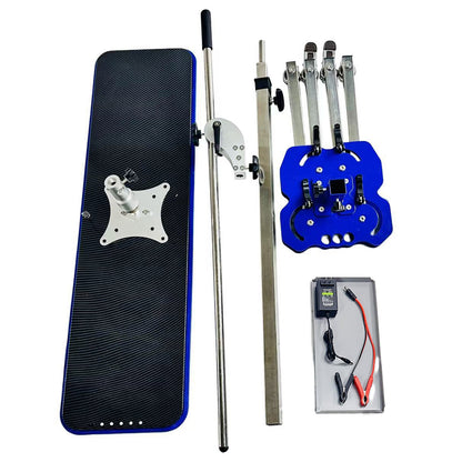 Professional PDR Paintless Dent Repair Leveling Lamp Stand, With A Freely Adjustable Shelf Light，Portable Storage