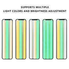 Professional PDR Paintless Dent Repair Leveling Lamp Stand, Equipped with a green light source,With A Freely Adjustable Shelf Light，Portable Storage