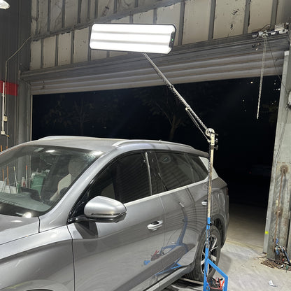 Heavy Duty PDR Shelf Light With Freely Adjustable Hydraulic Bracket,Dent Repair Tools, LED Light Reflection Board