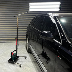 Heavy Duty PDR Light PDR LED Lamp Reflector Board Dent Repair Tools LED Light Reflection Board With Adjustable Holder Hand Tool Set Battery Not Included