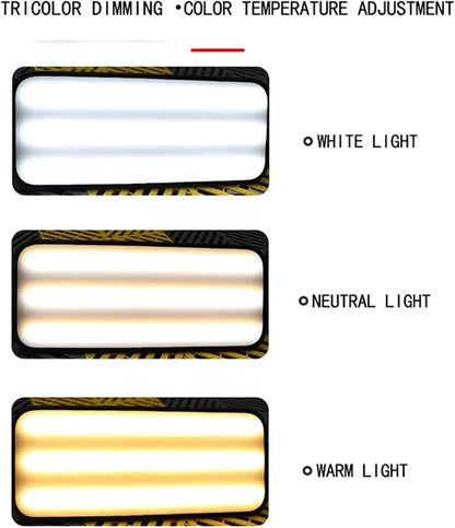 50*20cm Large Light Panel Car Dent PDR Light, Optional With Two 3000 MAh Batteries And A Fast Charging Dock ,9 Light Styles Adjustment, Paintless Dent Repair Tool ,Car Dent Light Board ,Car Dent Tools