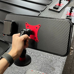 Auto Body Dent Detection Lamp With Adjustable Magnet Holder Small Paintless Dent Repair Tool Handheld Car Dent Reflective Board For Car Body Dent Removal