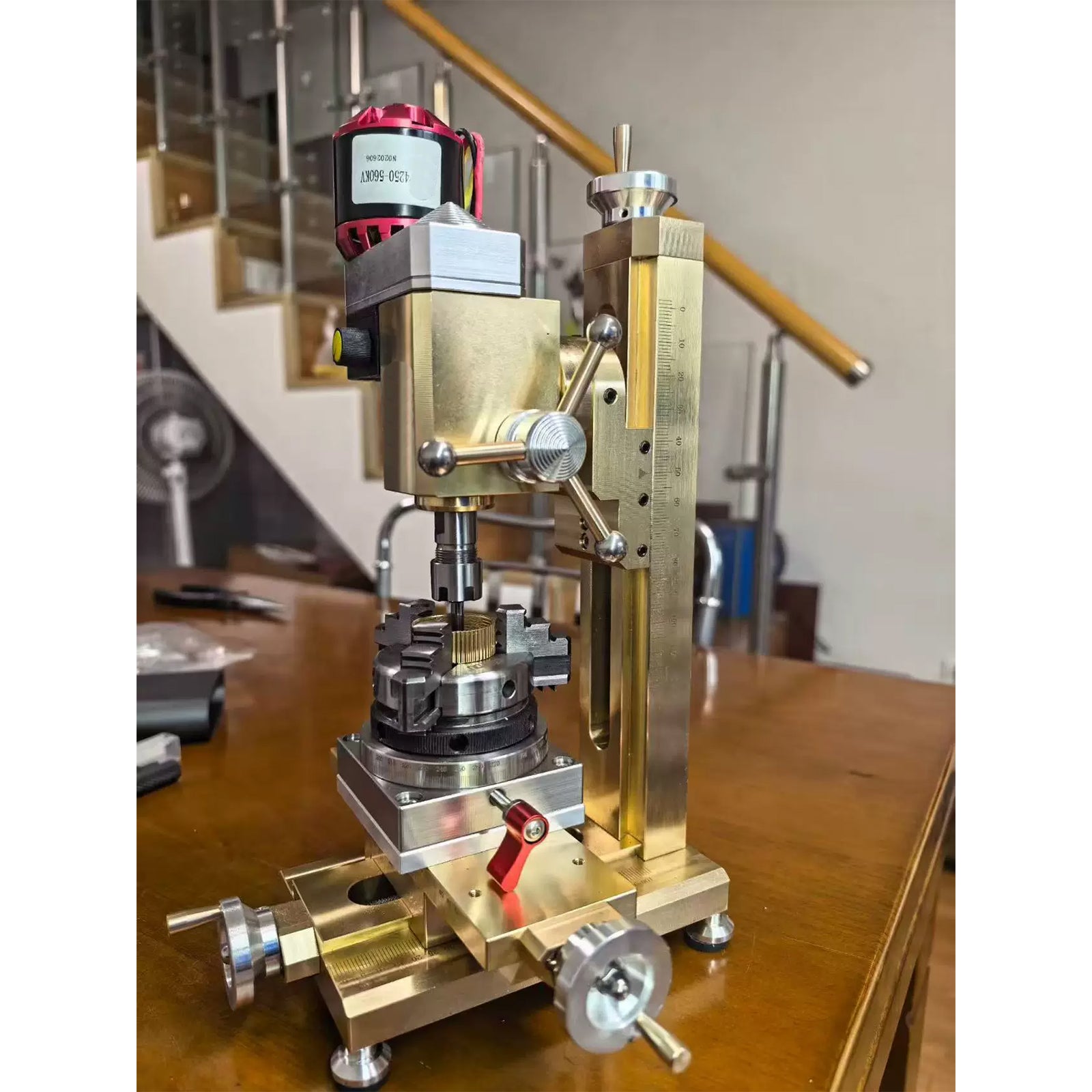 Watch Repair Tools, Bench Drill, Milling Machine, Drill-mill Combo, Three-jaw Chuck, High-precision ER11 Collet