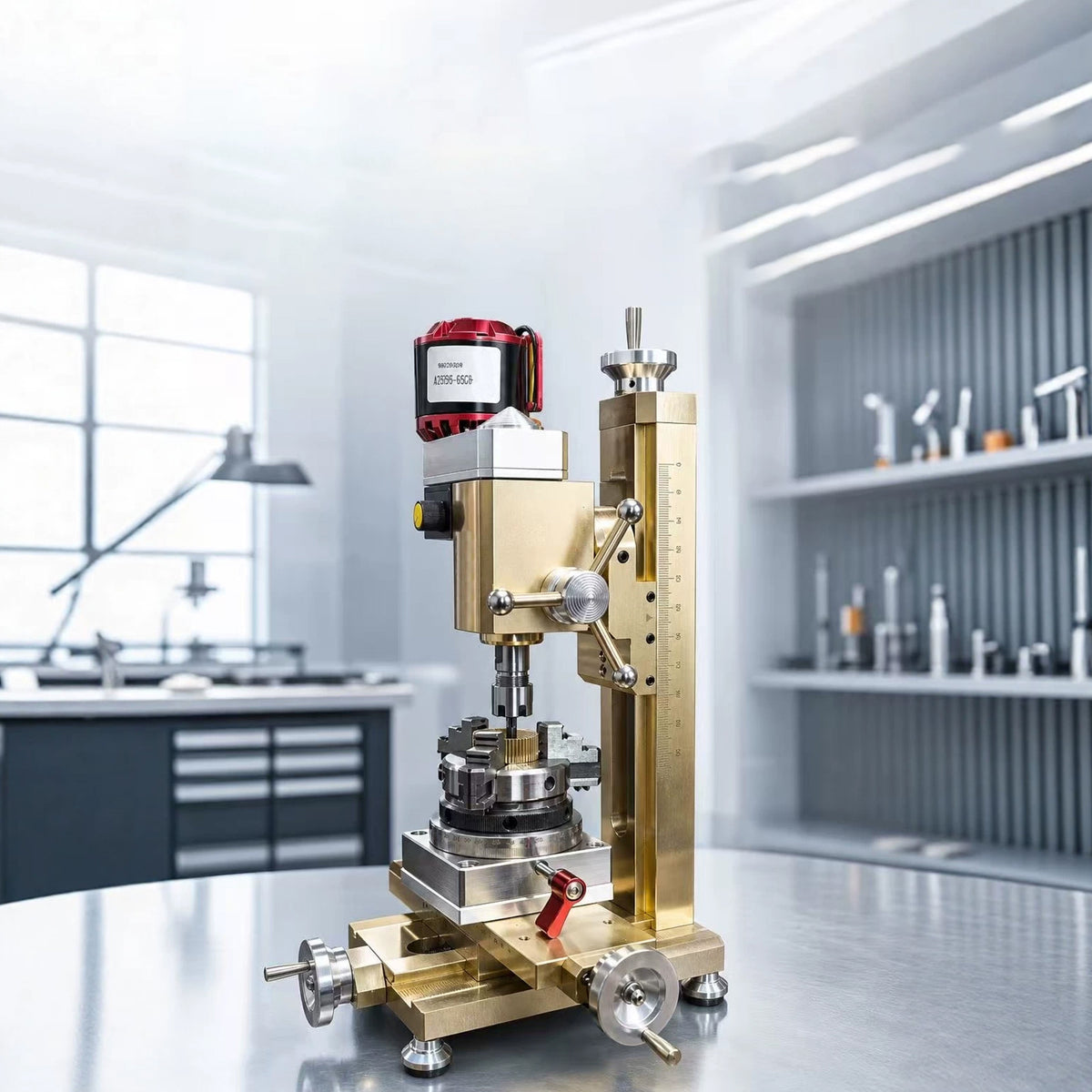 Watch Repair Tools, Bench Drill, Milling Machine, Drill-mill Combo, Three-jaw Chuck, High-precision ER11 Collet