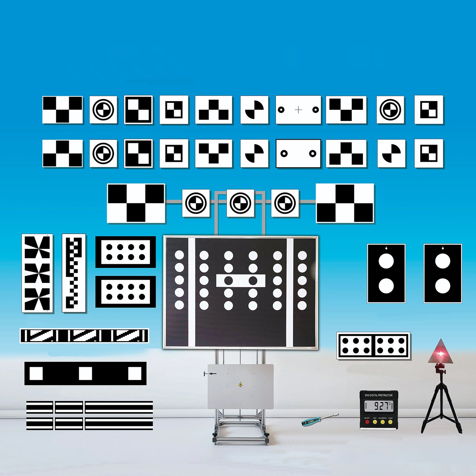 Top-tier Full ACC Target ADAS Calibration Tool, Millimeter-wave Radar Calibration Equipment With Common Cameras And Standard 360