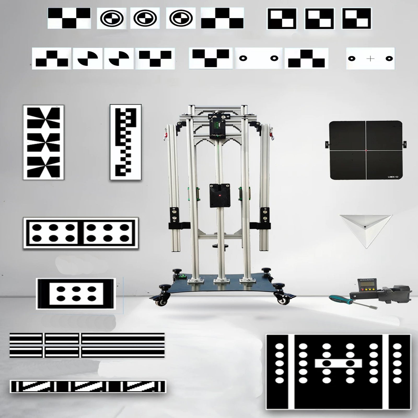 Foldable Full-range ACC Target ADAS Calibration Tool Kit, Radar Calibration Equipment