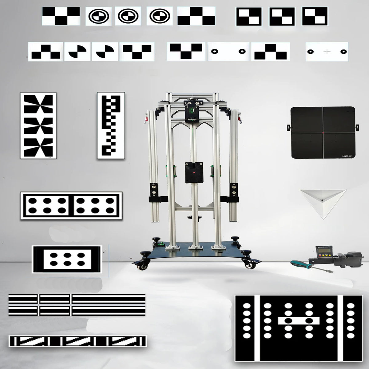 Foldable Full-range ACC Target ADAS Calibration Tool Kit, Radar Calibration Equipment