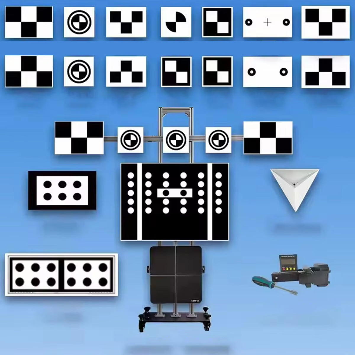 Car ACC Calibration Level Meter Millimeter Wave Radar Calibration Equipment ADAS Calibration Tool Set