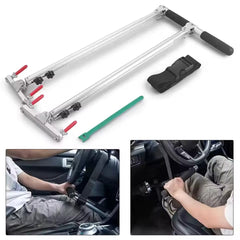 Portable hand-controlled driving assistance for disabled drivers is suitable for car hand control devices for disabled drivers