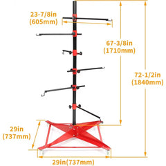 Auto Repair Tool Bracket Car Bumper Painting Bracket Sheet Metal Painting Bracket Mobile Multi-functional Painting Placement