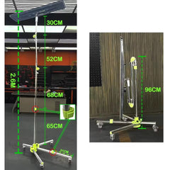 Heavy Duty Bracket Triple Fold PDR Light Stand Car Dent Repair Flattening Light Bracket Repair Tool (Light Plate Not Included)