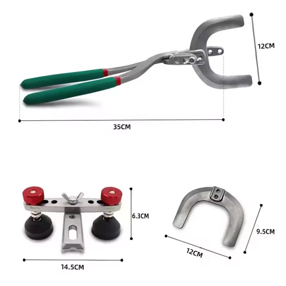 Paintless Car Dent Repair Kit Body Dent Edge Crimp Pliers Anti-slip Grip Portable Metal Crimp Vise Fender Edge Repair Tool