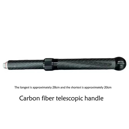 Carbon fiber handle quickly remove the hook that extends into the car door glass to repair the dent adjustable handle length