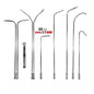 Carbon fiber handle quickly remove the hook that extends into the car door glass to repair the dent adjustable handle length