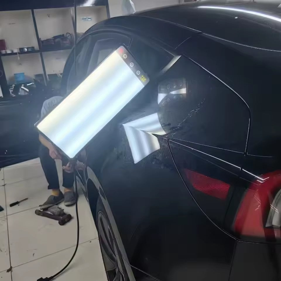 Car dent without trace repair and leveling detection lamp adjustable brightness multi-color switching 40cm long with 1 battery