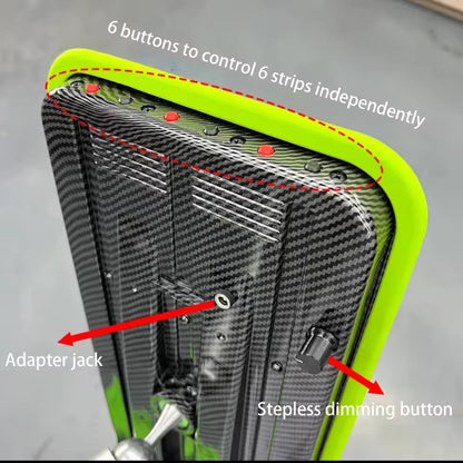 Heavy Duty PDR Car Dent Repair Tool Leveling Light Adjustable Move 60cm Shelf Light