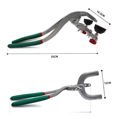 Paintless Car Dent Repair Kit Body Dent Edge Crimp Pliers Anti-slip Grip Portable Metal Crimp Vise Fender Edge Repair Tool