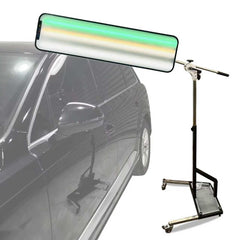 Heavy Duty PDR Light ,Includes Light Stand ,with a green light source,PDR LED Lamp Reflector Board Dent Repair Tools ,LED Light Reflection Board With Adjustable ,Battery Not Included