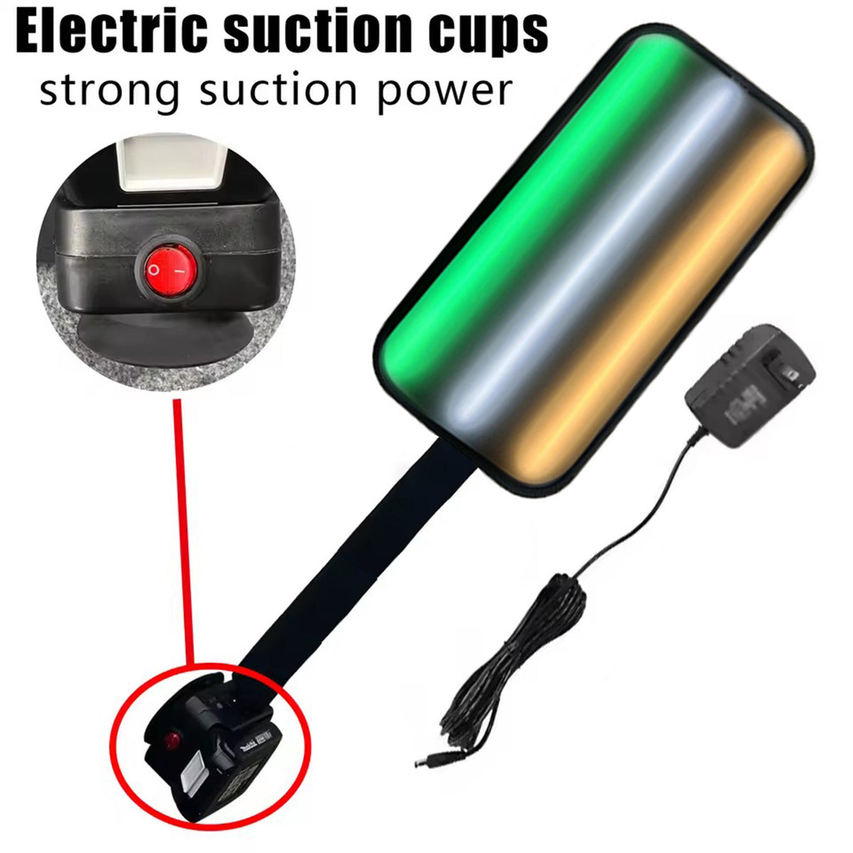 Car Dent PDR Light With Electric Suction Cups, 9 Light Styles Adjustment,Optional With Two 6000 MAh Batteries And A Fast Charging Dock, Paintless Dent Repair Tool