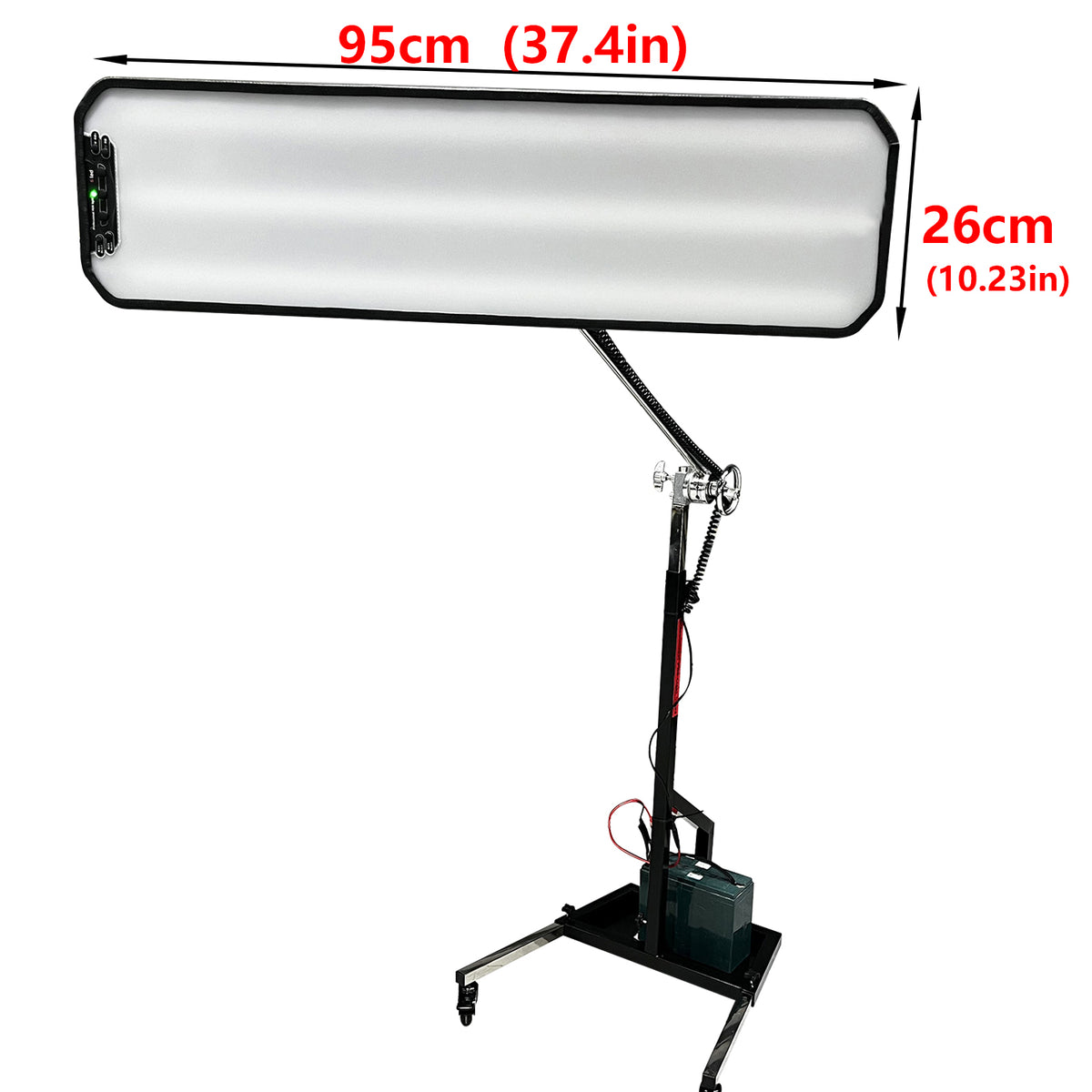 Heavy Duty PDR Light PDR LED Lamp Reflector Board Dent Repair Tools LED Light Reflection Board With Adjustable Holder Hand Tool Set Battery Not Included