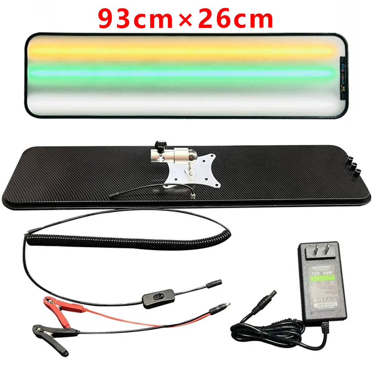 Heavy Duty PDR Light Panel ,with a green light source,Includes Light Board、Spring Cable, Battery Clamp, 110V-220V To 12V AC Power Adapter, 19mm Magnetic Connector