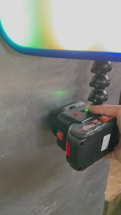 Car Dent PDR Light With Electric Suction Cups, 9 Light Styles Adjustment,Optional With Two 6000 MAh Batteries And A Fast Charging Dock, Paintless Dent Repair Tool